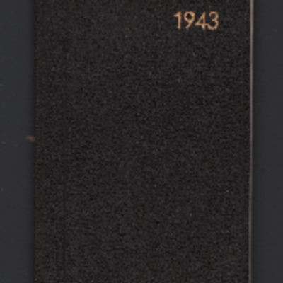 1943 pocket diary